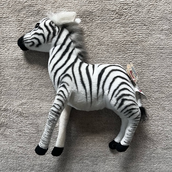 Hansa Zebra, Baby (3452) Plush Realistic looking - Picture 3 of 8